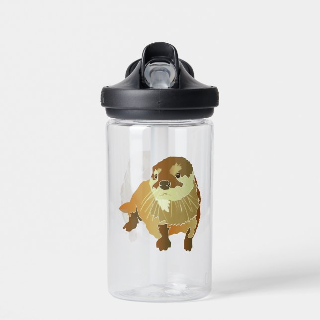 Otter lovers water bottle (Front)