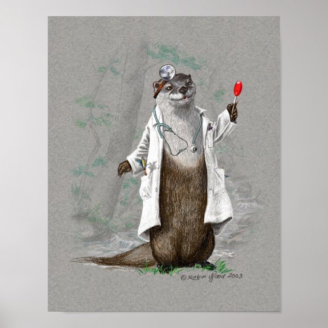 Otter Medicine - Print or Poster (Front)