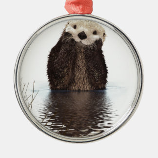 Otter Metal Tree Decoration