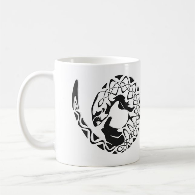 Otter Mug, Celtic Zodiac Otter Mug (Left)