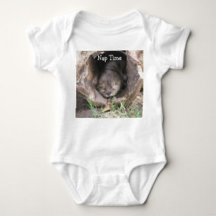Otter Napping Baby Outfit Baby Bodysuit