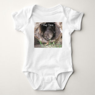 Otter Napping Baby Outfit Bodysuit