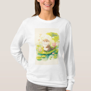 Otter on a Lily Pad T-Shirt
