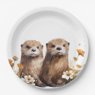 Otter Paper Plate