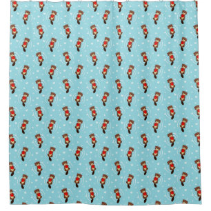 Otter Pattern Shower Curtain