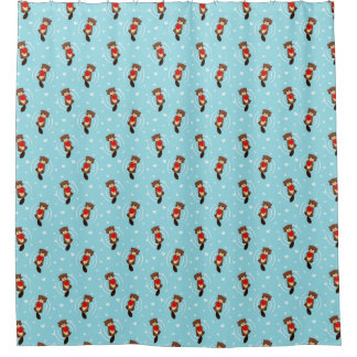 Otter Pattern Shower Curtain
