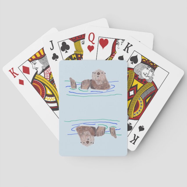 Otter Playing Cards (Back)