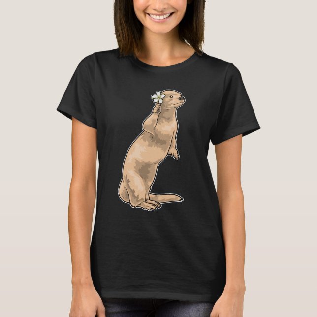 Otter Plumeria T-Shirt (Front)
