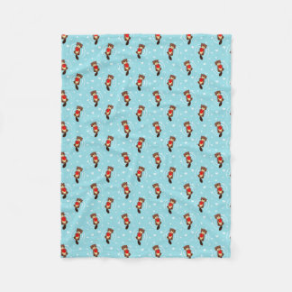 Otter Pups Fleece Blanket
