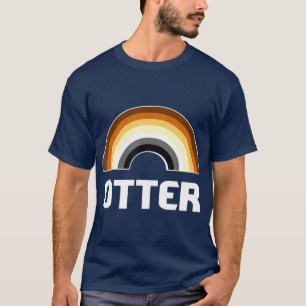 Otter Rainbow Gay Bear LGB Gay Pride Bear Wolf T-Shirt