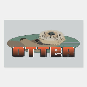 OTTER Rectangle Sticker