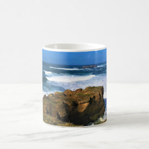 Otter Rock at Devil's Punchbowl State Park, Oregon Coffee Mug