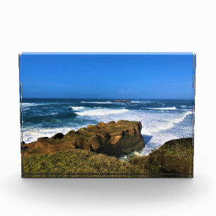 Otter Rock at Devil's Punchbowl State Park, Oregon Photo Block
