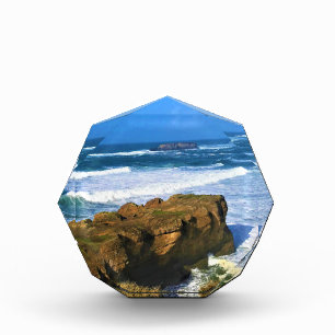 Otter Rock at Devil's Punchbowl State Park, Oregon Photo Block