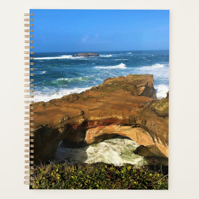 Otter Rock at Devil's Punchbowl State Park, Oregon Planner (Front)