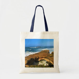 Otter Rock at Devil's Punchbowl State Park, Oregon Tote Bag