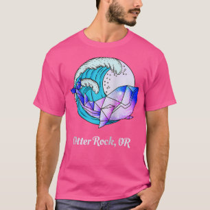 Otter Rock OR Japanese Paint Geometric Orca Killer T-Shirt
