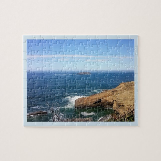 Otter Rock, Oregon Coast Jigsaw Puzzle (Horizontal)
