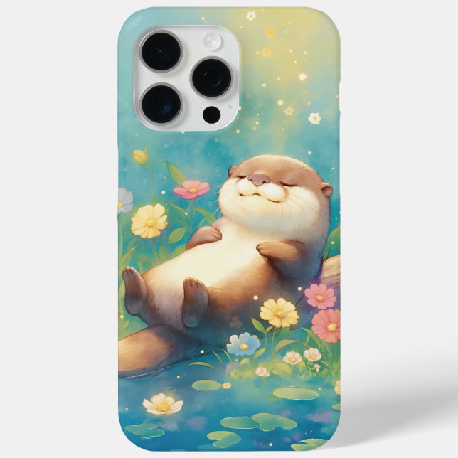 Otter Serene Pond Paradise Case-Mate iPhone Case (Back)