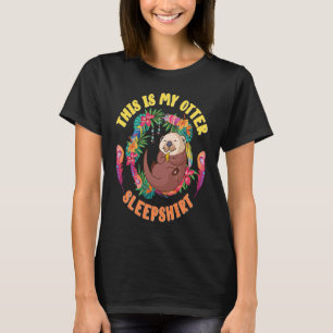 Otter Sleeping Otter Sea Otter  Otter Sleep T-Shirt
