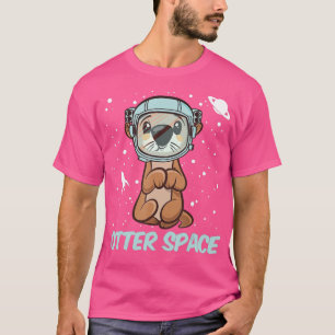 Otter Space Funny Otter Pun  T-Shirt
