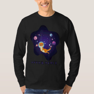 Otter Space Funny Outer Space Animal T-Shirt