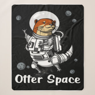 Otter Space Sherpa Blanket