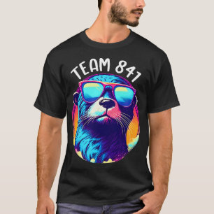 Otter Team 841 California Otter 841 Surfing Otter T-Shirt