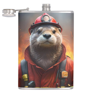 Otter The Fire Fighter, Hip Flask