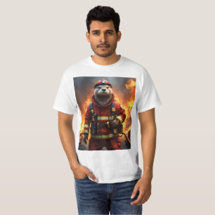 Otter The Fire Fighter, T-Shirt