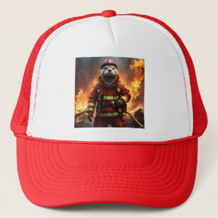 Otter The Fire Fighter, Trucker Hat