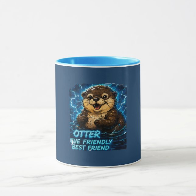 Otter the Friendly Best Friend Mug (Center)