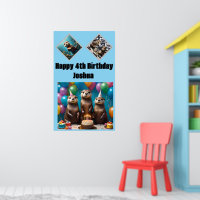 Otter Triplets Birthday Party,