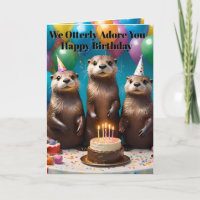 Otter Triplets Otterly Adore You Birthday Party,