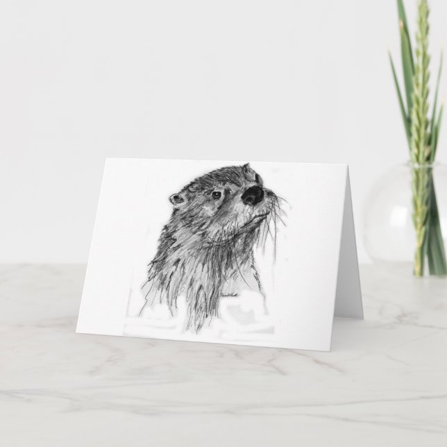 Otter Whiskers Card (Front)