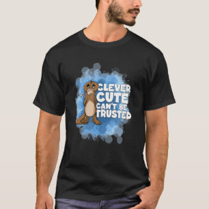 Otter With A Tire Iron Twisted Spirit Animal T-Shirt