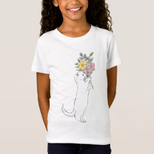 Otter with flowers T-Shirt