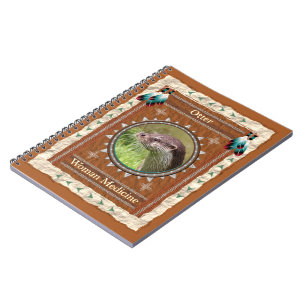 Otter Woman Medicine Energy Spiral Notebook