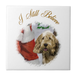 Otterhound Christmas Tile