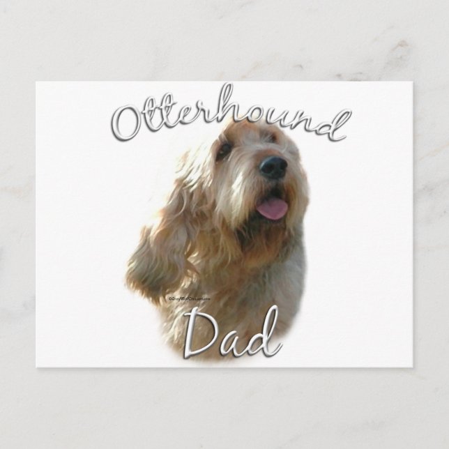 Otterhound Dad 2 Postcard (Front)
