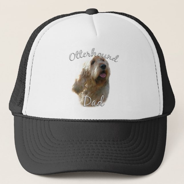 Otterhound Dad 2 Trucker Hat (Front)