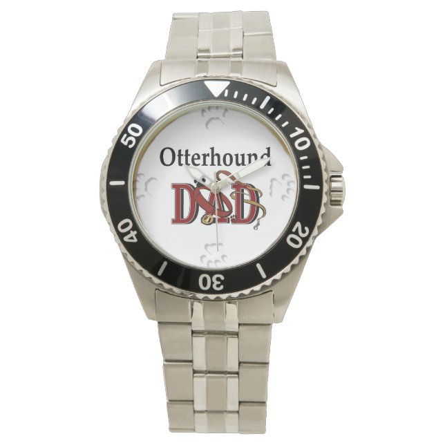 Otterhound Dad Gifts Watch (Front)