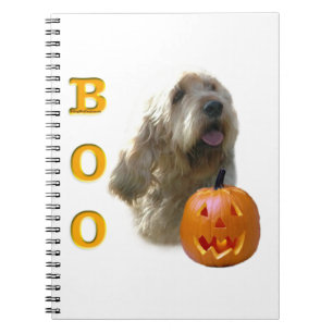 Otterhound Halloween BOO Spiral Notebook