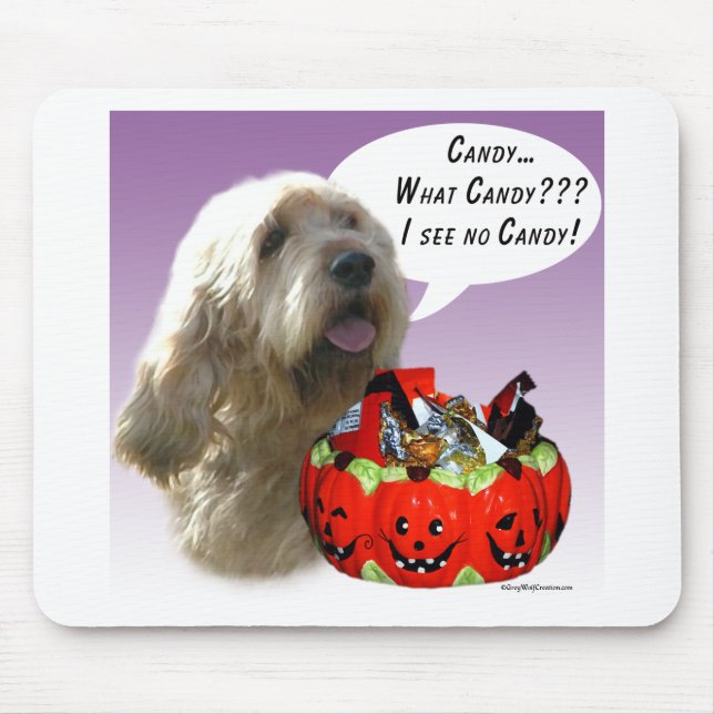 Otterhound Halloween Candy Mouse Pad (Front)
