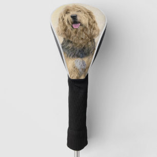 Otterhound Painting - Cute Original Dog Art Golf Head Cover