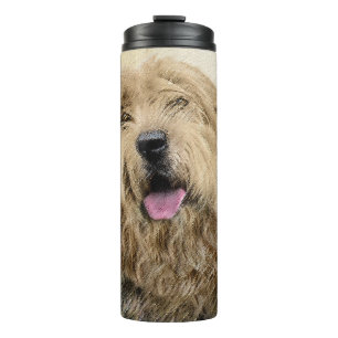 Otterhound Painting - Cute Original Dog Art Thermal Tumbler