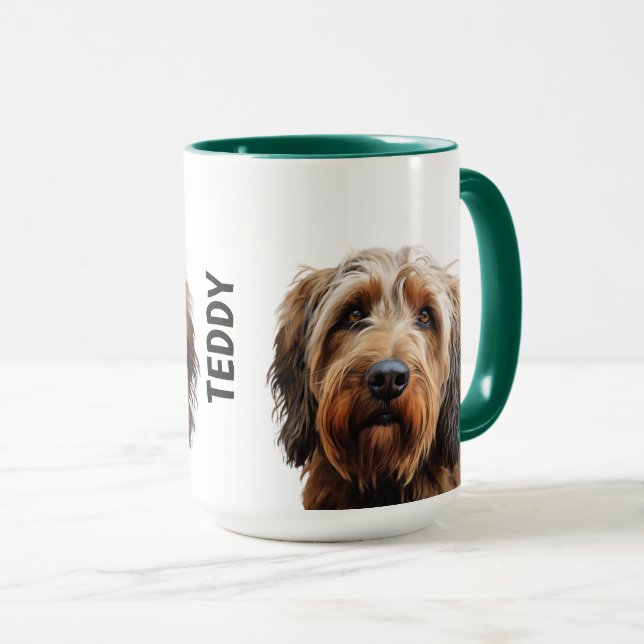 Otterhound Personalised  Mug (Front Right)