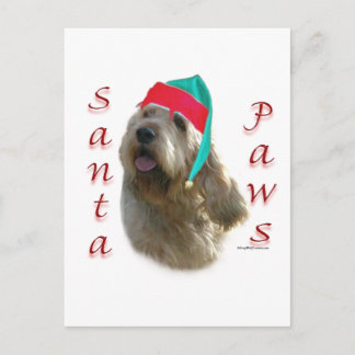 Otterhound Santa Paws Holiday Postcard