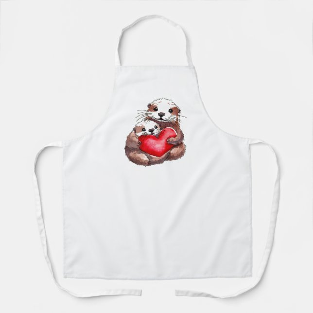 Otterly Adorable Apron (Front)