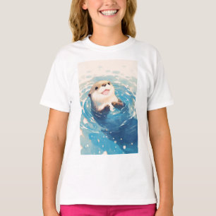 Otterly Adorable Aquatic Adventure T-Shirt